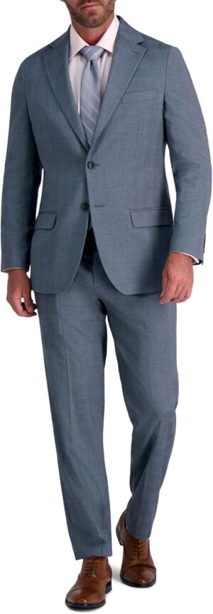 Haggar Men’s JMH Premium Stretch Tailored Fit Suit Separates - Pants and Jackets