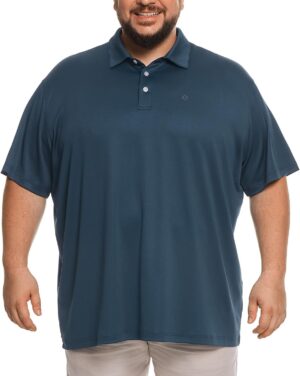 HOdo Big and Tall Mens Polo Shirt Moisture Wicking Sport Golf Shirts 2XL-6XL