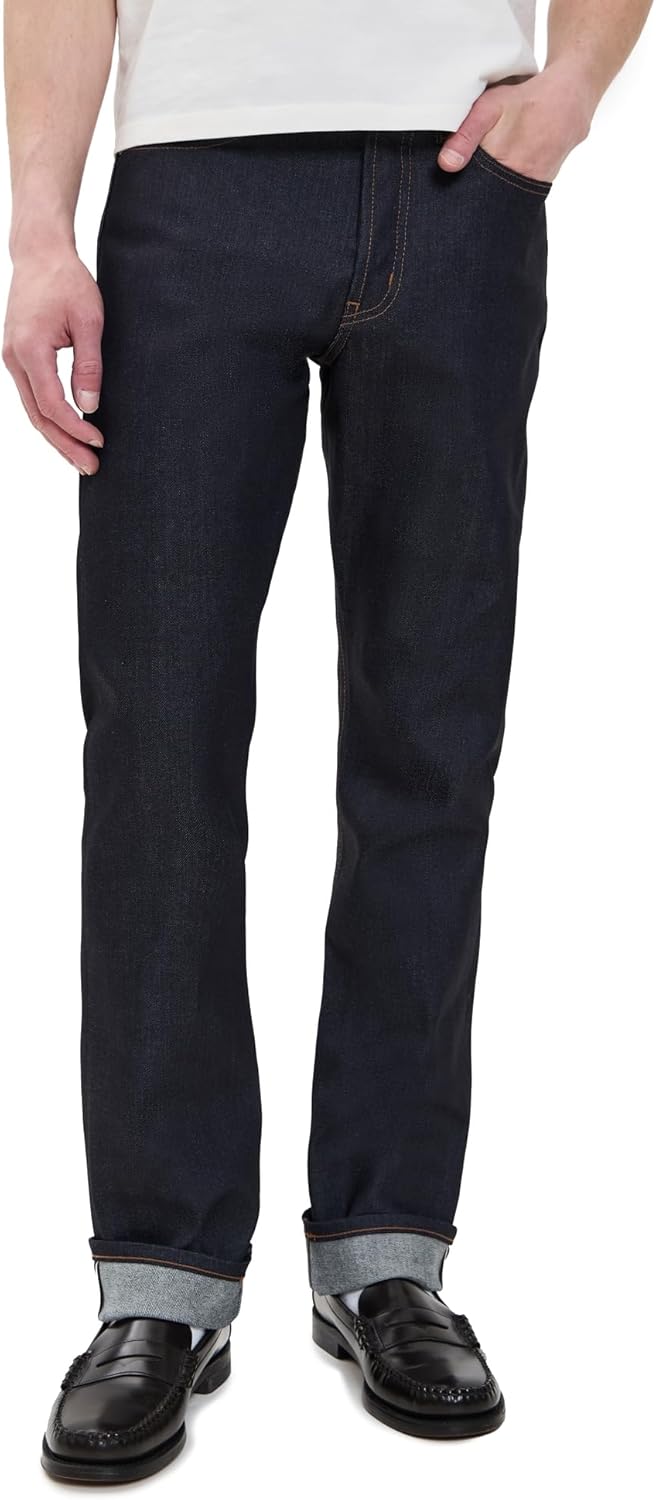 Naked & Famous Denim Men's True Guy Nightshade Stretch Selvedge Jeans