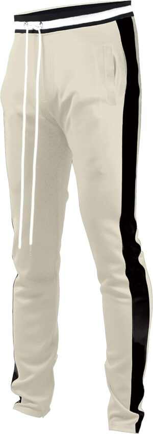 SCREENSHOT-Track Pants S41700 Mens Premium Slim Fit Athletic Fitness Fashion Urban Lifestyle Streetwear Bottoms