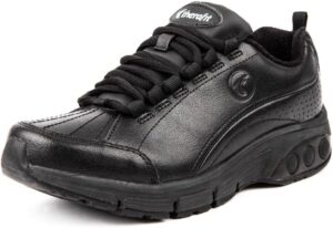 Therafit Shoe Women's Kathy Slip Resistant Leather Athletic Shoe