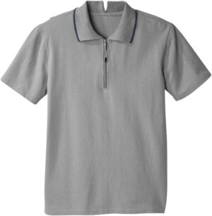 Men’s Open-Back Adaptive Polo Shirt with Zip