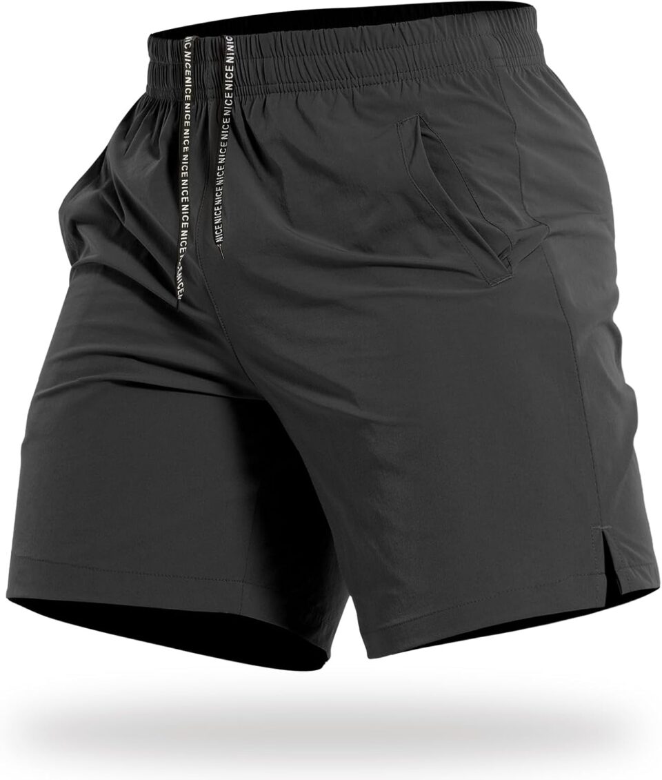 CANGHPGIN Mens Workout Athletic Shorts 7 inch / 5 inch Quick Dry Running Shorts Men Lightweight Sports Gym Shorts with Pocket