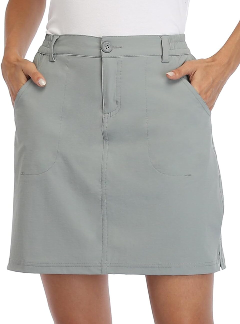 Willit Women's Skorts Golf Casual Skort Skirts UPF 50+ Quick Dry Zip Pockets Outdoor Hiking
