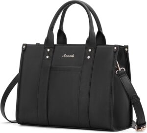 LOVEVOOK Purse for Women Leather Tote Bag Purse and Handbags, Satchel Shoulder Crossbody Top Handle Bags with Zipper