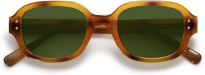 SOJOS Rectangle Sunglasses for Women Vintage Trendy Outdoor Travel Sun Glasses Square Frame SJ2218