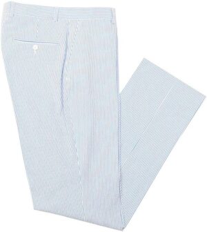 Mens Summer Slacks Mens Sear Sucker Slim Fit Suit Separate Pants Trousers