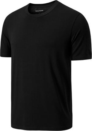 Men's Big & Tall Bamboo Viscose Cooling T-Shirt • Regular & Plus Size | Moisture-Wicking Night Sweats Relief for Hot Sleeper