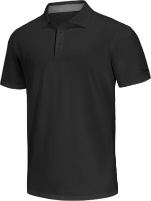 Mens Golf Shirt Dry Fit Performance Polo Shirts for Men Mens Short Sleeve Shirts Casual Work Shirts for Men