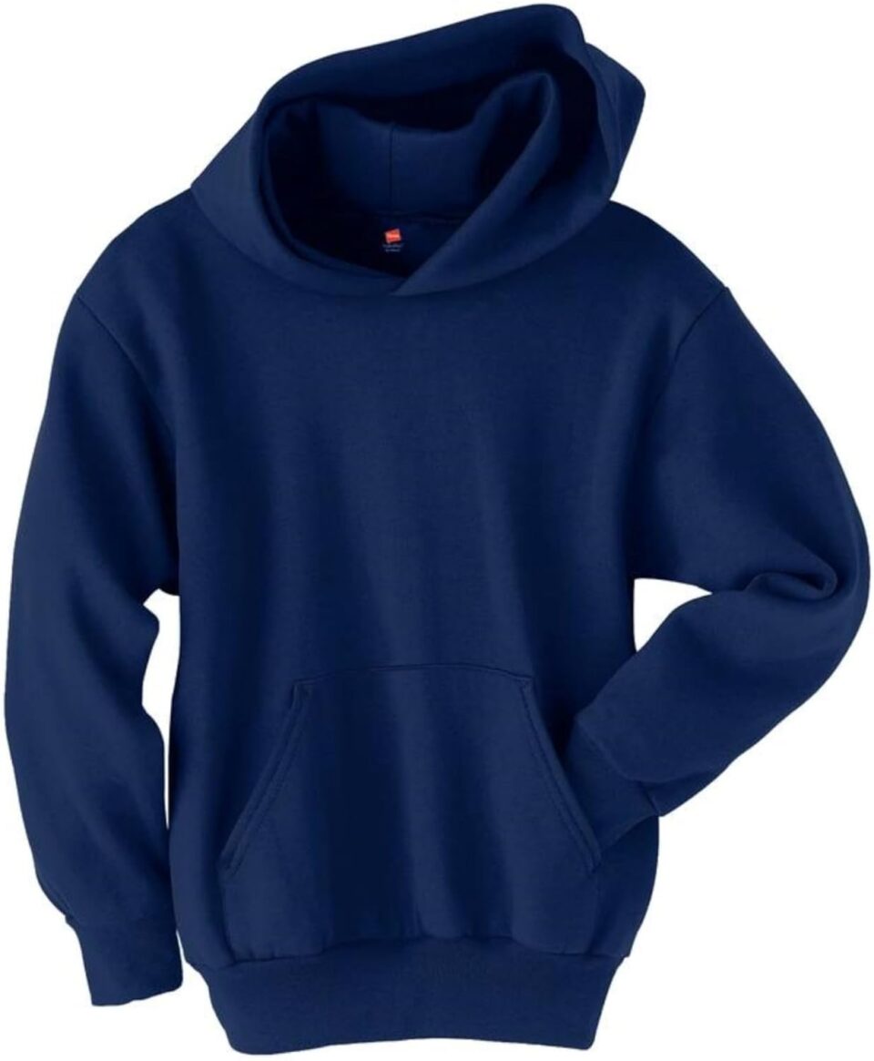Hanes Boys' EcoSmart Fleece Hoodie, Hooded Sweatshirt for Boys, Pullover Sweatshirt