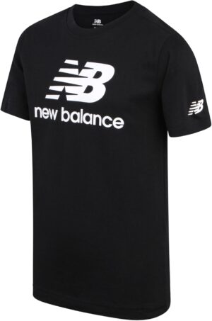 New Balance Boys T Shirts - Short Sleeve Cotton Crewneck Graphic Tees, Athletic Logo Shirts for Boys (Sizes: 8-20)