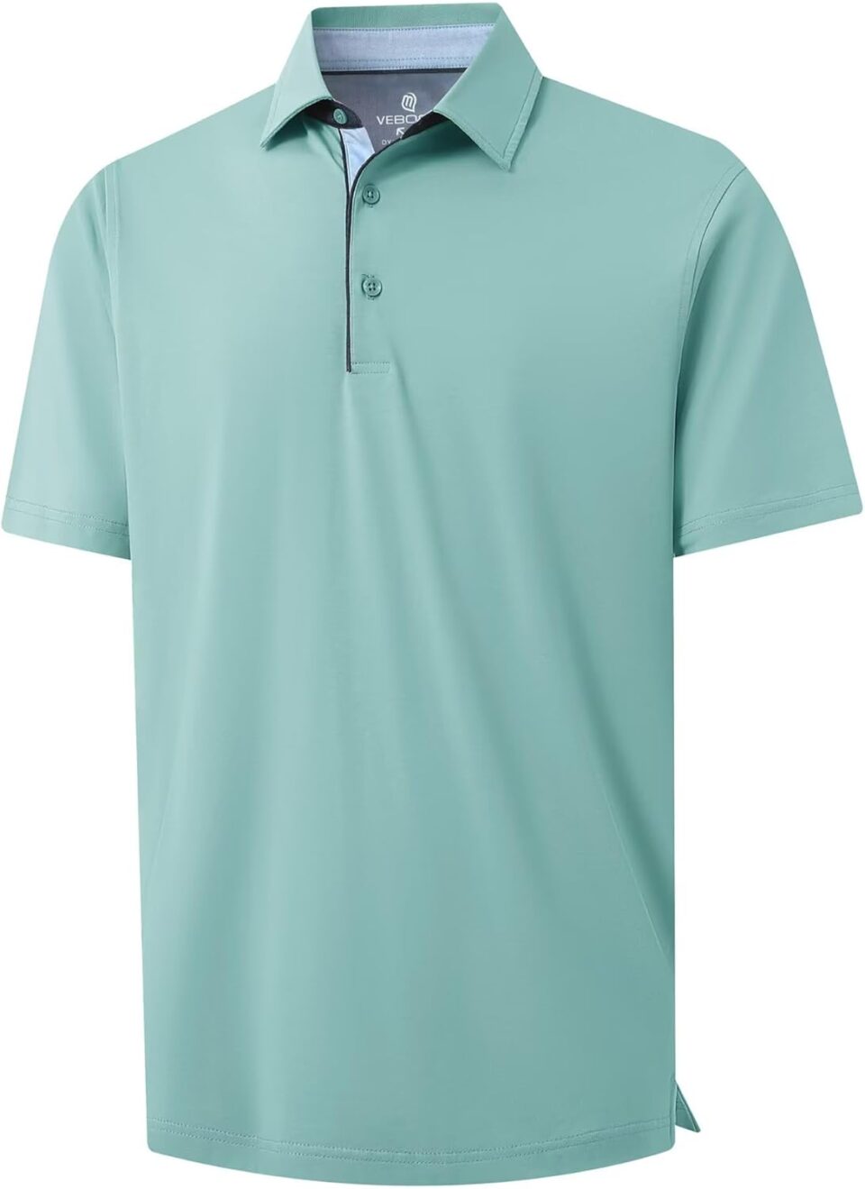 Men's Business Long and Short Sleeve Polo Shirts Mercerized Cotton Blend Casual Stylish Collared Shirts