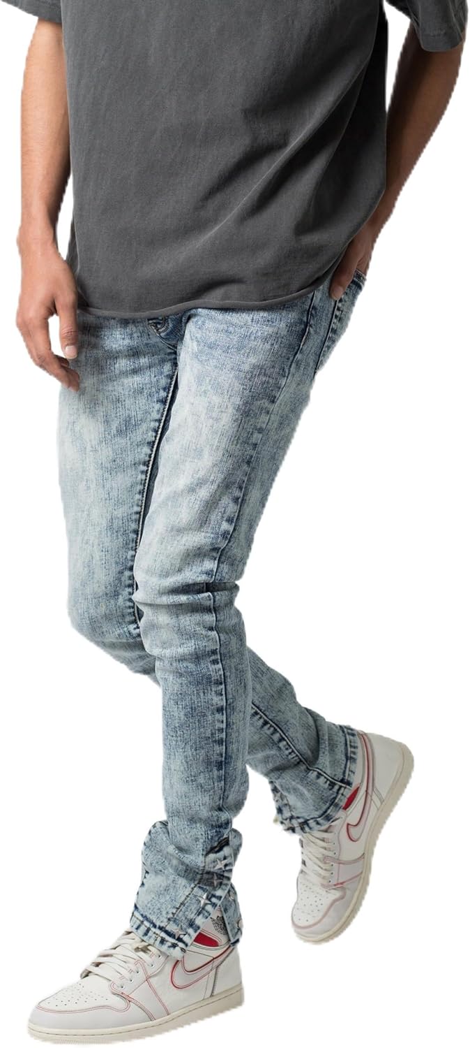 mnml Men's M588 Snap Slim Denim