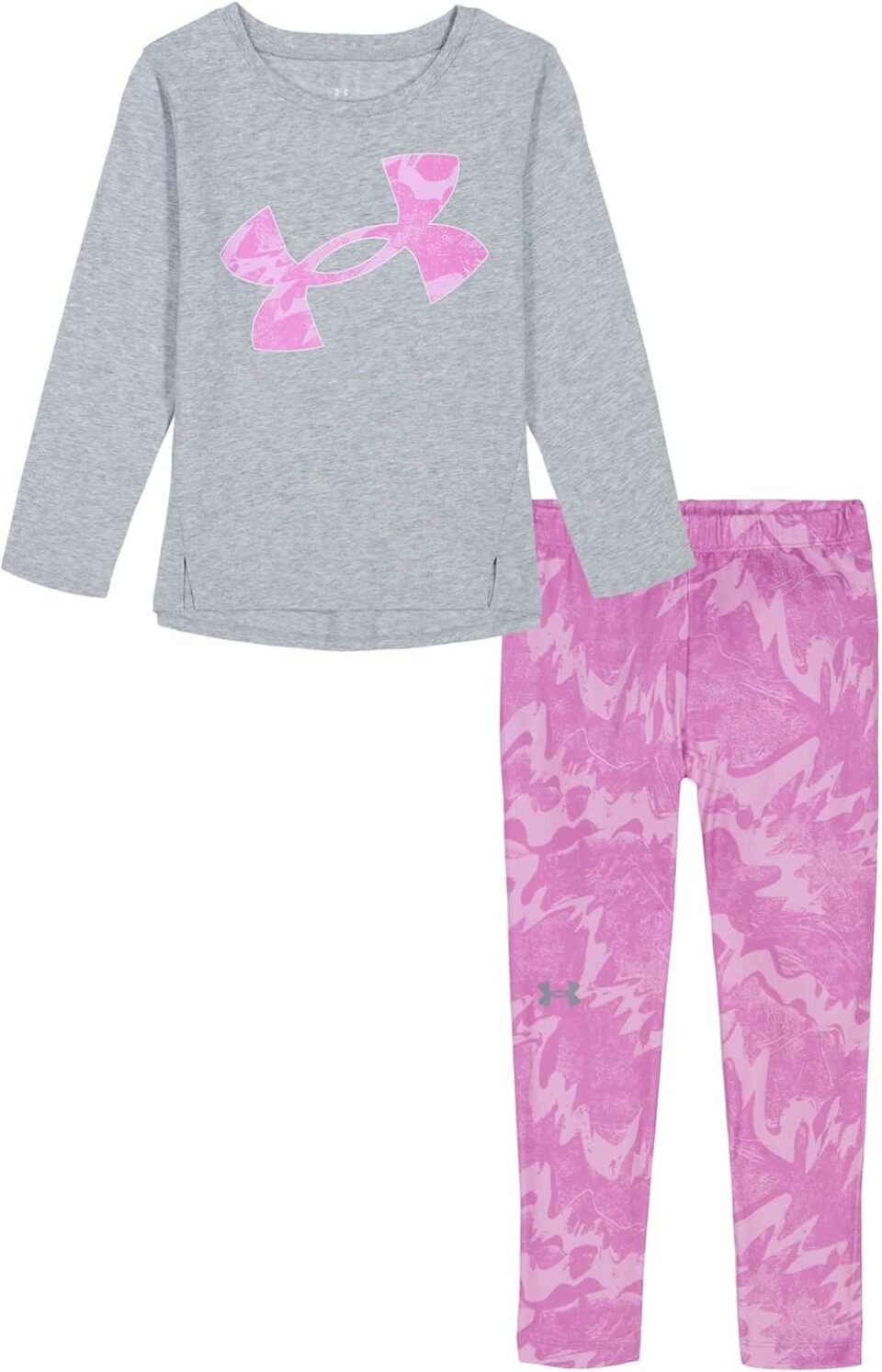 Under Armour girls Hoodie Set, Bottoms & Hoodie, Lightweight & Relaxed Fit