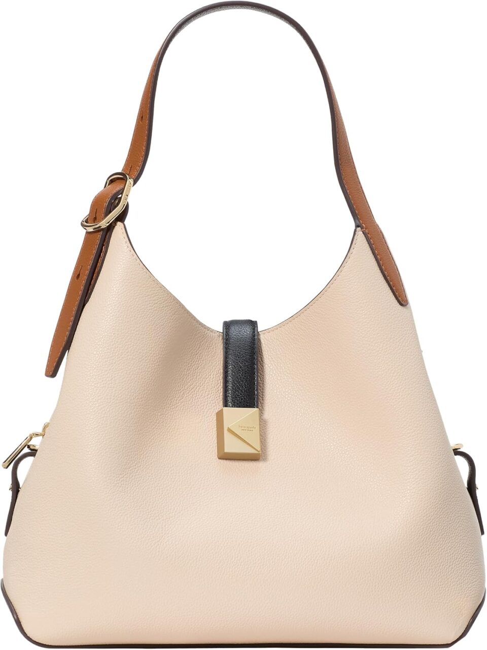 kate spade new york Deco Pebbled Leather Medium Crossbody Tote