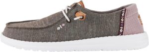 Hey Dude Women's Wendy Chambray Lace-Up Loafer