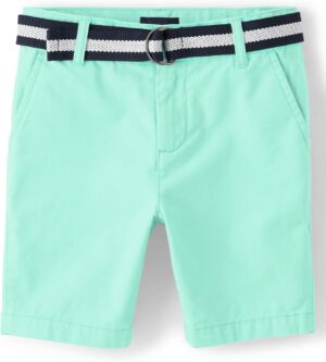 The Children's Place Boys' Belted Chino Shorts