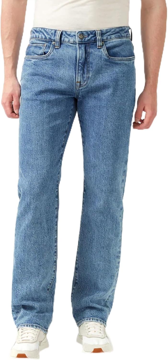 Buffalo David Bitton Men's Relaxed Straight Driven Jeans Obsolete