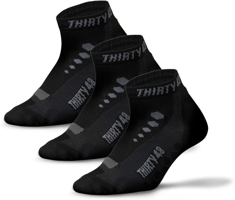 Thirty48 Low Cut Cycling Socks for Men and Women | Unisex Breathable Sport Socks