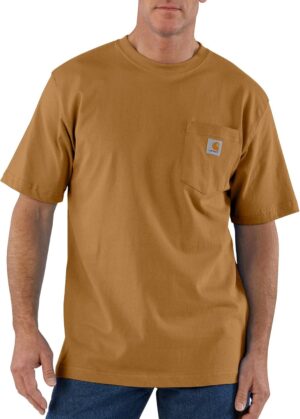 Carhartt Men's Loose Fit Heavyweight Short-Sleeve Pocket T-Shirt (Also Available in Big & Tall)
