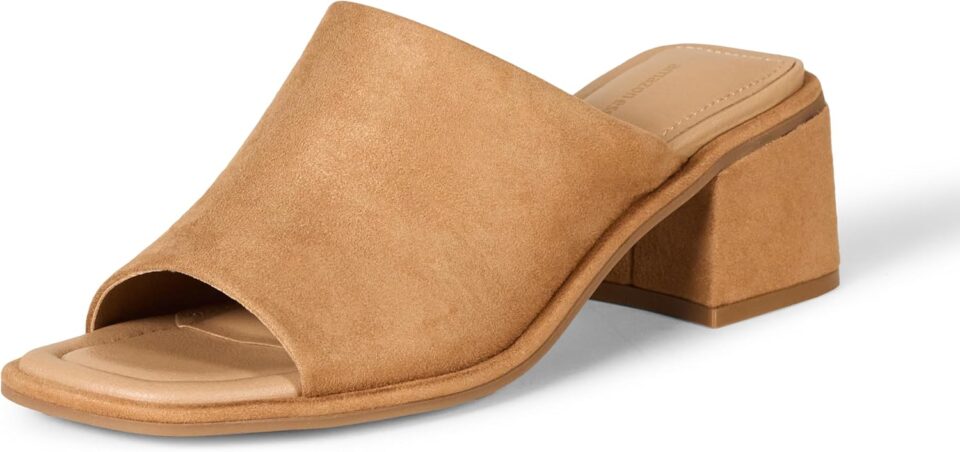 Amazon Essentials Women's Block Heel Mule