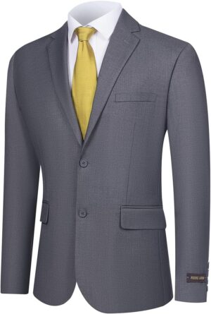 Men's Premium Suit Separates Classic Fit Two Button Business Jacket Blazer & Pants