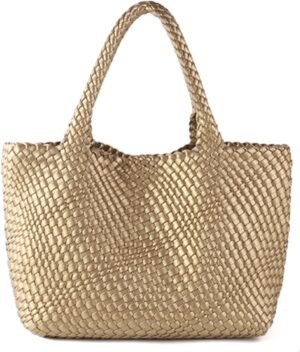 Woven Bag for Women，Vegan Leather Handwoven Tote Bags with Purse Shopper Bag Large Shoulder bag