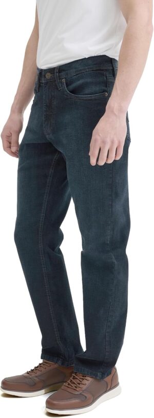 Mens Jeans Relaxed Fit – Straight Leg Stretch Jeans for Men – Ultimate Comfort Superflex Pants