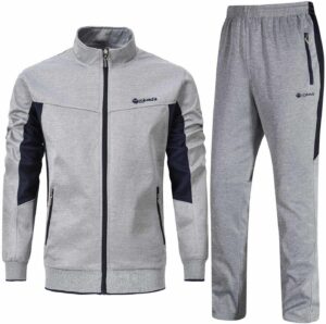 Rdruko Men's Tracksuit Sweatsuits 2 Piece Set Athletic Jogging Gym Activewear Sweat Track Suits Sets