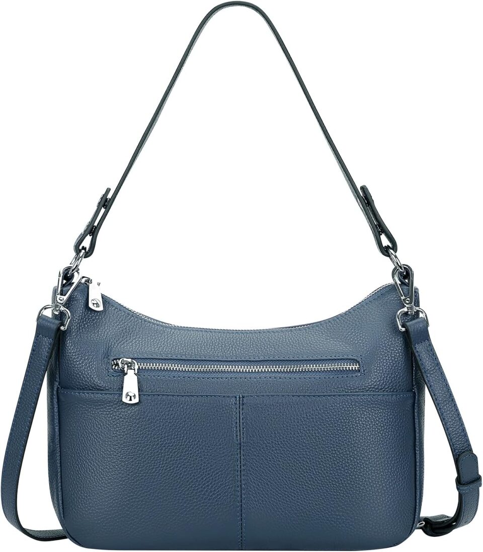 Over Earth Soft Leather Handbags for Women Crossbody Purses Multi Pockets Shoulder Bags Messenger Bag Medium