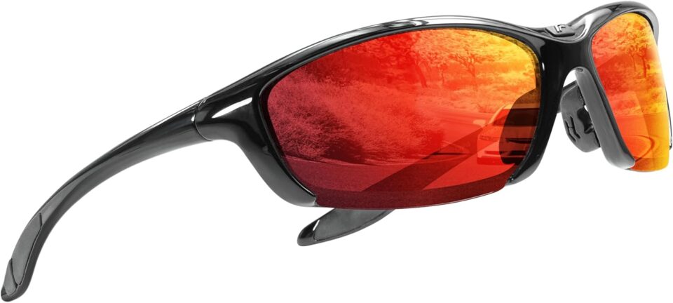 Flux Sportech Polarized Sports Sunglasses for Men and Women UV400 Protection Active Lifestyles