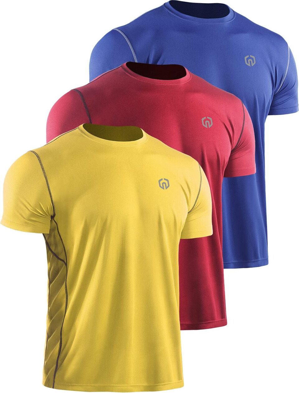 NELEUS Men's Dry Fit Athletic Running Shirt