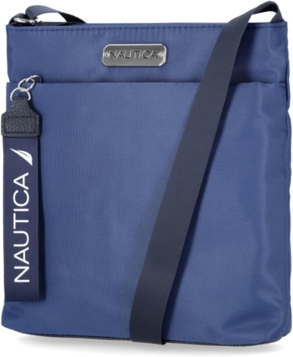 Nautica Diver Nylon Small Women's Crossbody Bag Purse with Adjustable Shoulder Strap
