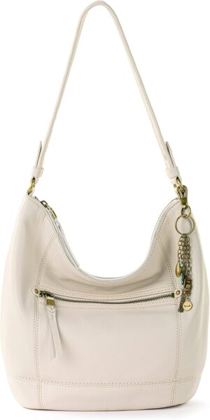 The Sak Sequoia Hobo Bag - Premium Large Leather Women's Handbag for Everyday & Travel - Durable Purse With Zipper Pocket