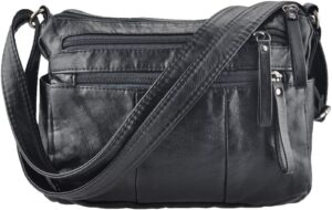 VOLGANIK ROCK Purses for Women Soft PU Leather Shoulder Bag Ladies Crossbody Purse and handbags Lightweight Pocketbook