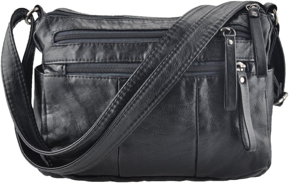 VOLGANIK ROCK Purses for Women Soft PU Leather Shoulder Bag Ladies Crossbody Purse and handbags Lightweight Pocketbook