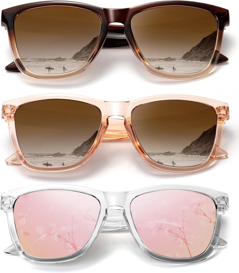 Sunglasses-women Polarized Sunglasses-womens: Trendy Sun Glasses polarized UV400 Protection Fashion Sunglasses