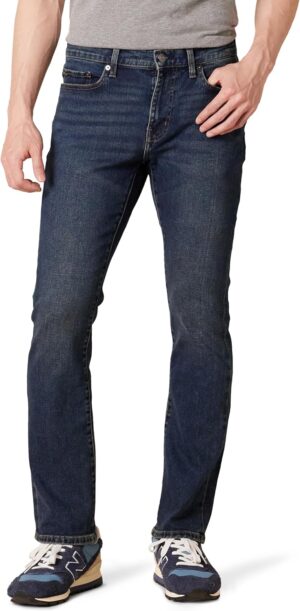 Amazon Essentials Men's Jeans, Slim Fit Stretch, Bootcut
