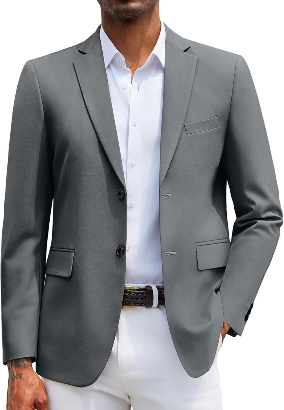 COOFANDY Men's Casual Blazer Lightweight Suit Jacket Slim Fit Sport Coats for Men