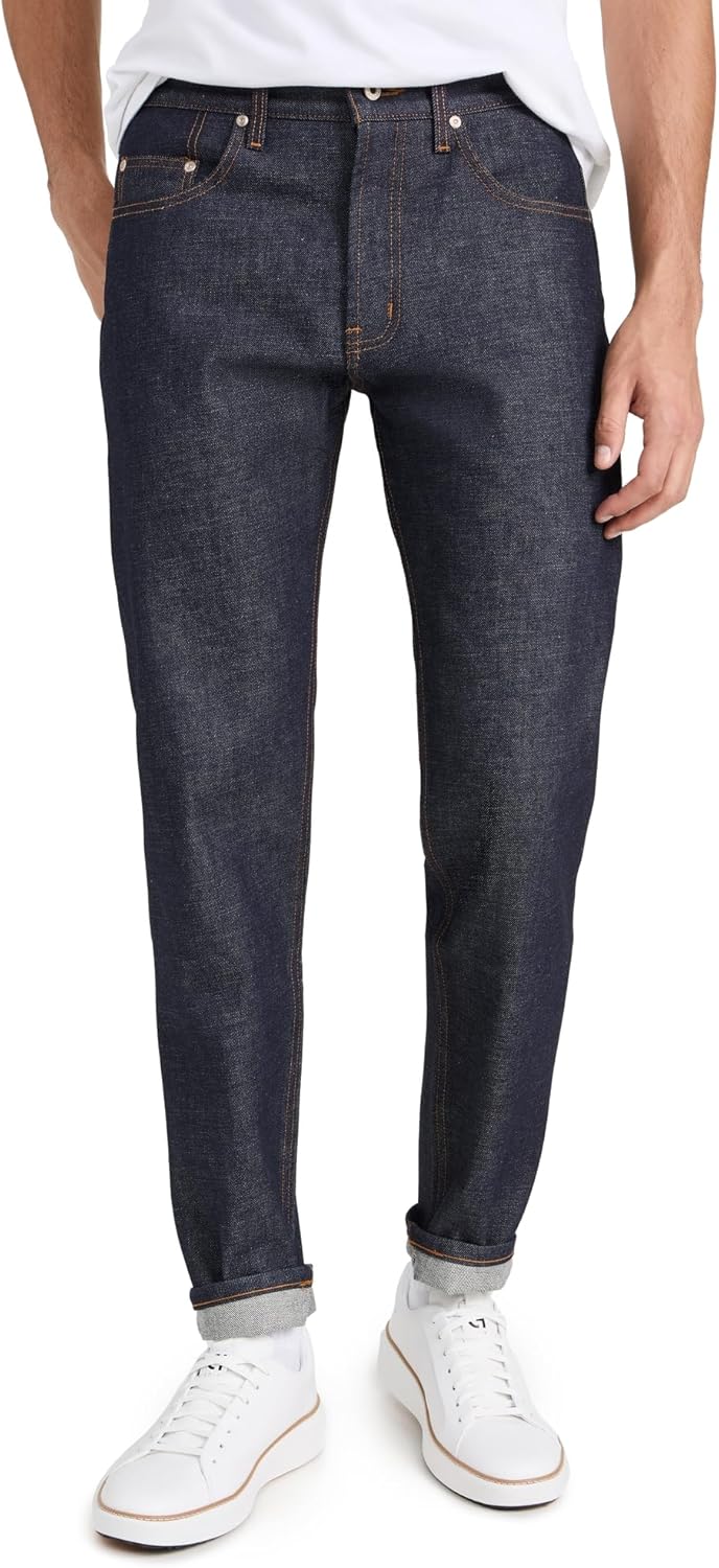 Naked & Famous Denim Men's Easy Guy Dirty Fade Selvedge Jeans