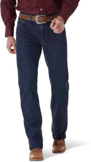 Wrangler Men's Premium Performance Cowboy Cut Comfort Wicking Regular Fit Jean