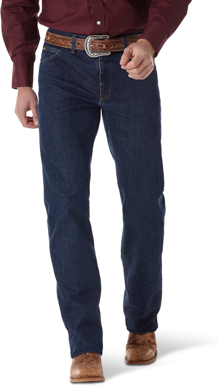 Wrangler Men's Premium Performance Cowboy Cut Comfort Wicking Regular Fit Jean
