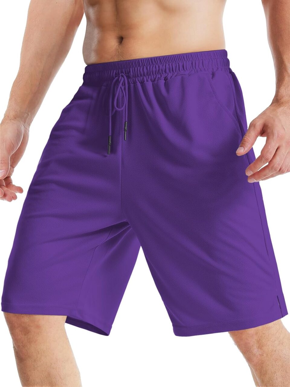 Aolesy Men's Basketball Shorts 7"/9" Athletic Gym Shorts with Zip Pockets Lightweigh Quick Dry Mesh Workout Shorts