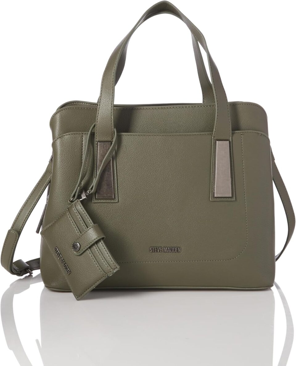 Steve Madden Bgrammer Top Handle Satchel with Card Case