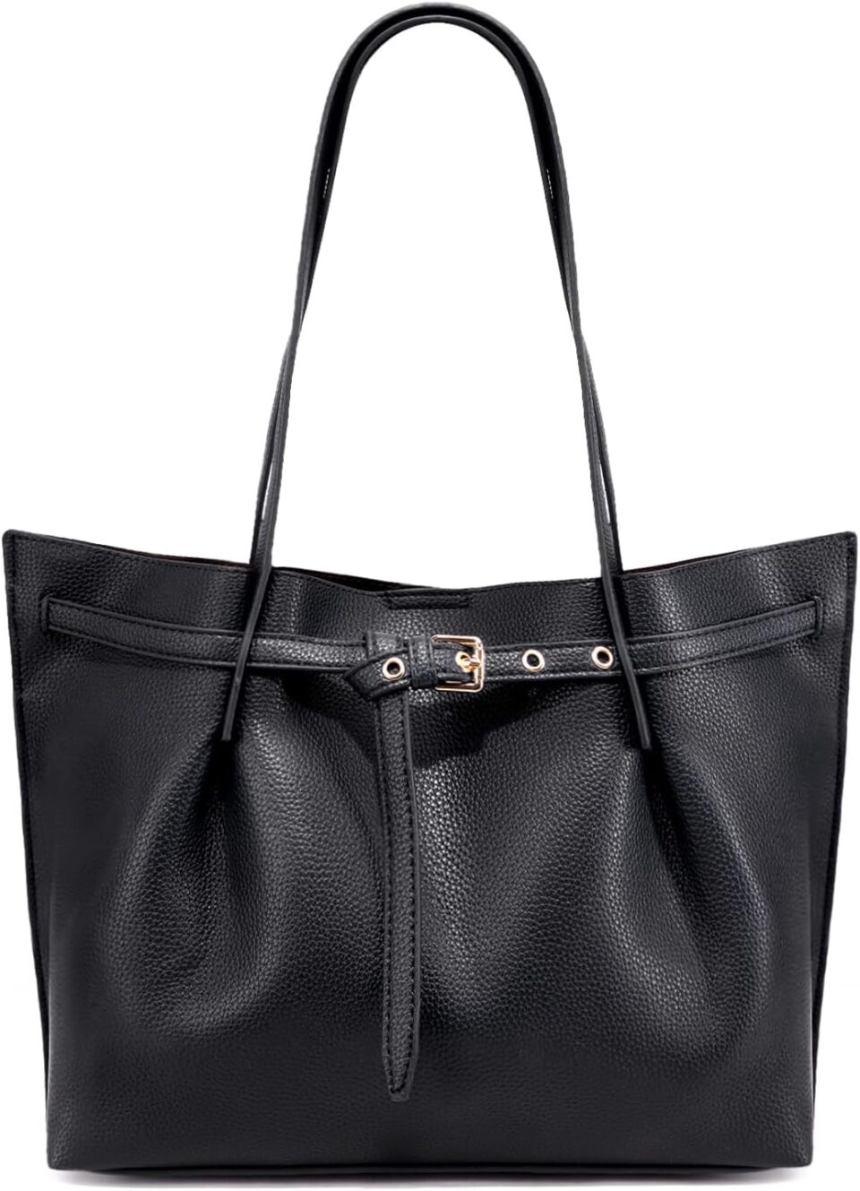 Montana West Tote Bag for Women Designer Purses and Handbags with Belted Detailing