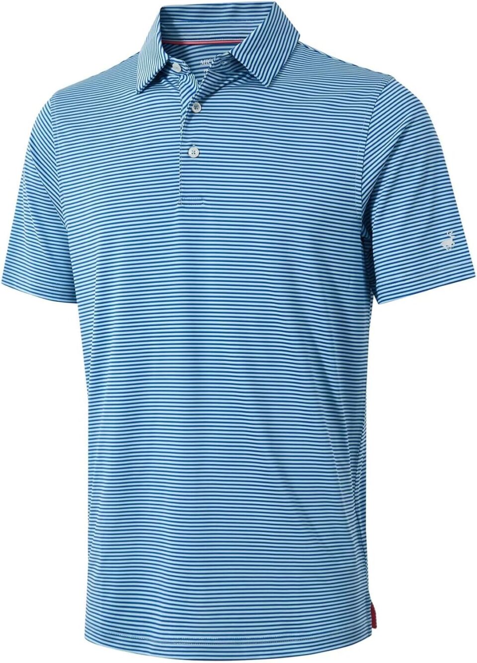 Golf Shirts for Boys Short Sleeve Moisture Wicking Dry Fit Performance Kids Youth Sport Striped Boys Polo Shirts