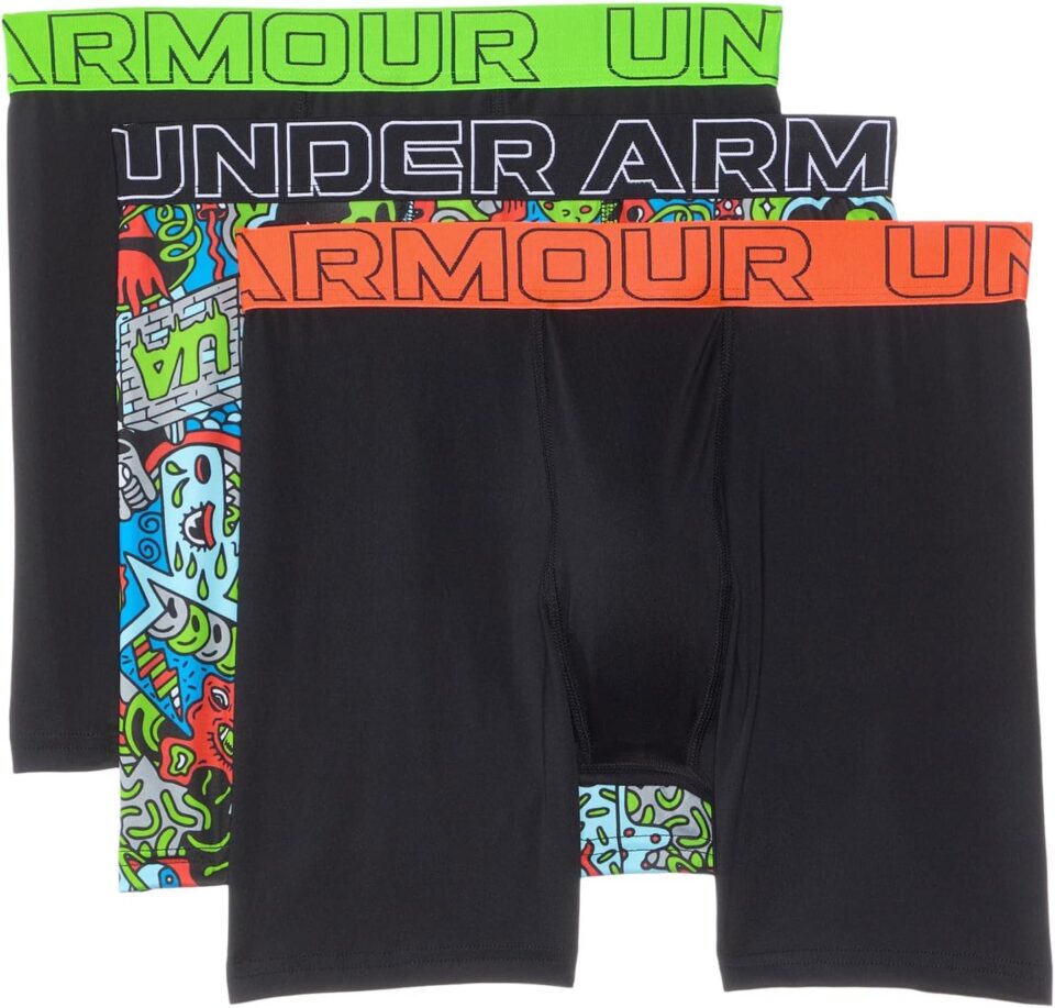 Under Armour Boys' Performance Boxer Briefs