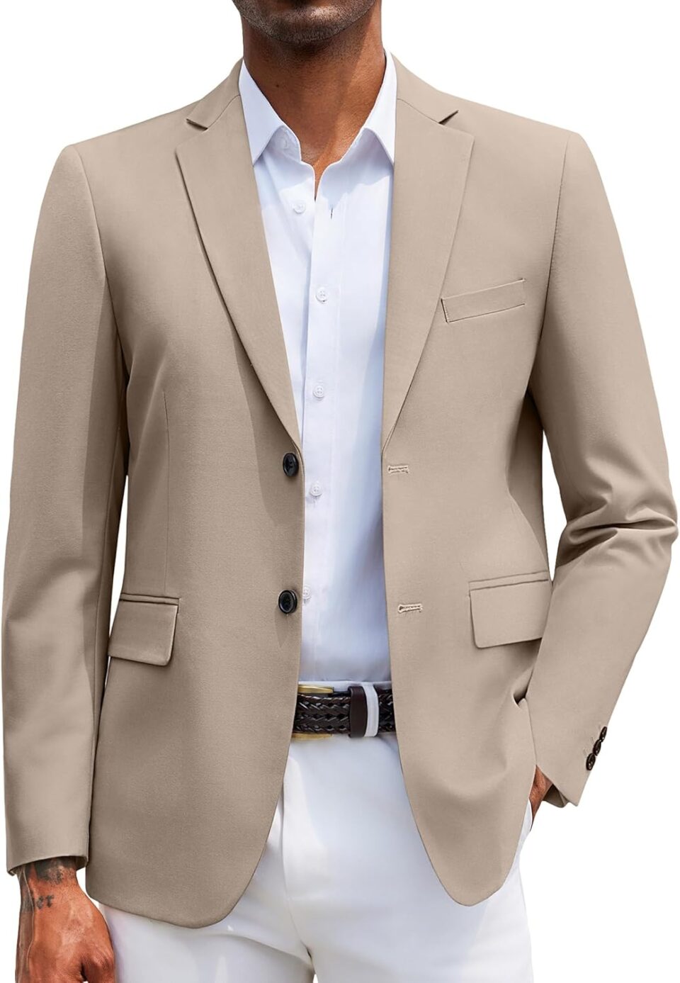 COOFANDY Men's Casual Blazer Lightweight Suit Jacket Slim Fit Sport Coats for Men