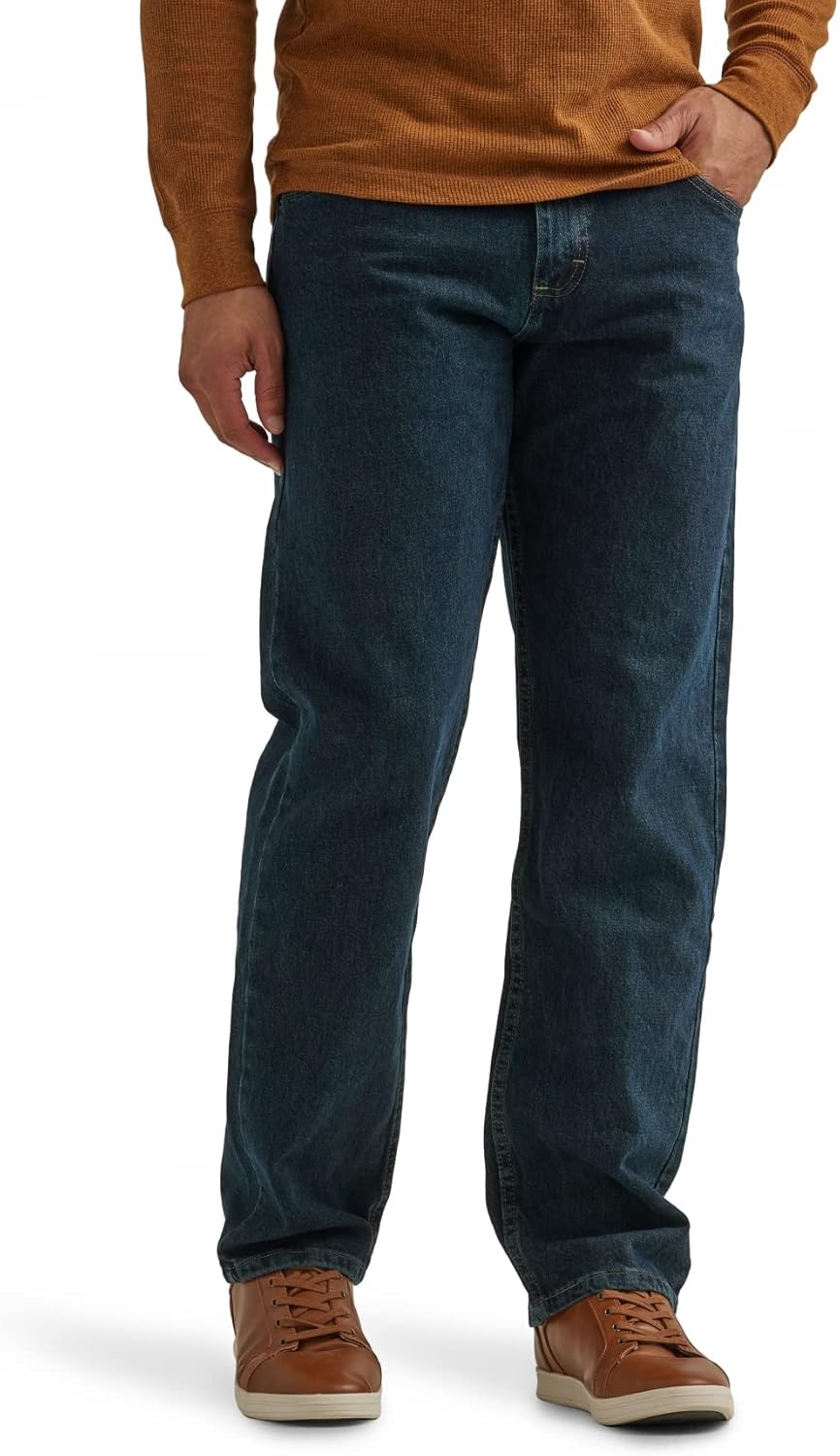 Wrangler Authentics Men's Classic 5-Pocket Relaxed Fit Cotton Jean