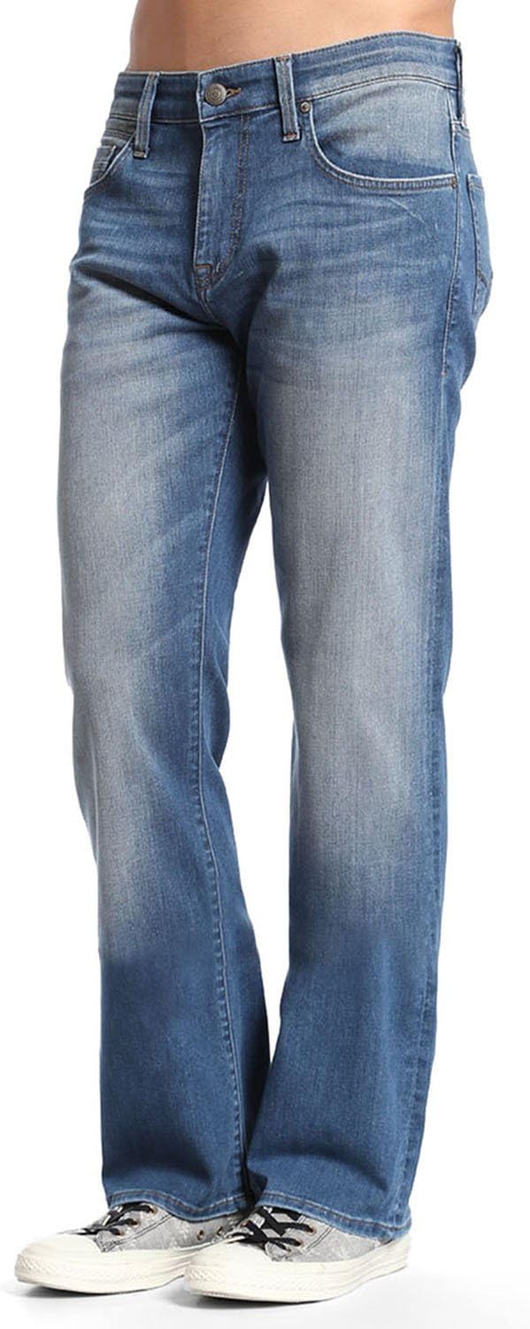 Mavi Men's Myles Mid-Rise Straight Leg Jeans
